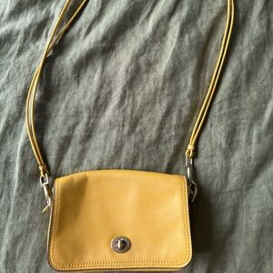 Coach Yellow Crossbody Bag